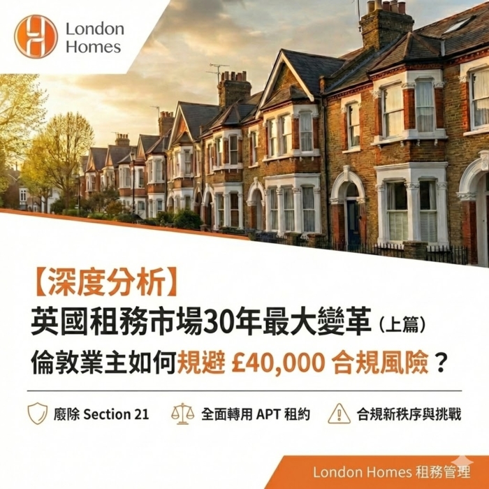 【深度分析】英國《2025租客權益法案》：廢除第21條及4萬鎊罰款風險 (上篇) | London Homes