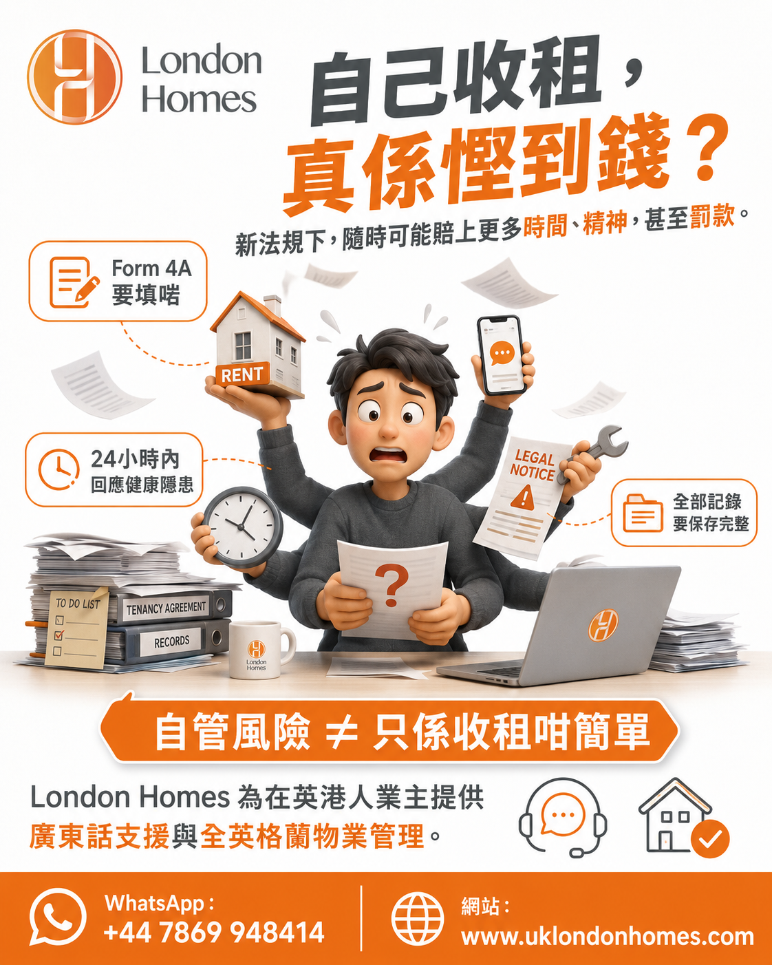 英國新租務法案 在英港人業主 自管物業 London Homes